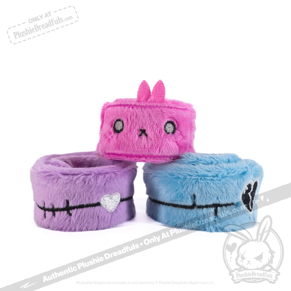 Plush Slap Bracelet Set of 3