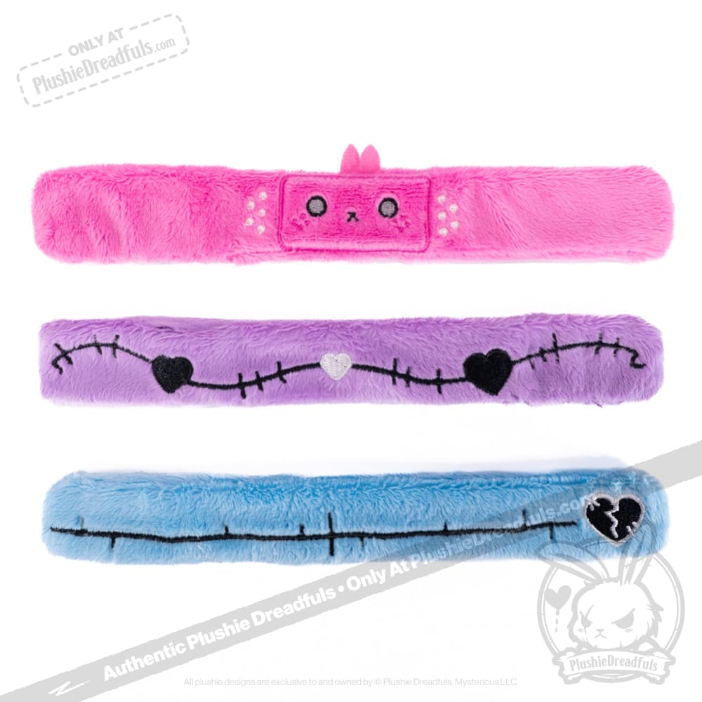 Plush Slap Bracelet Set of 3