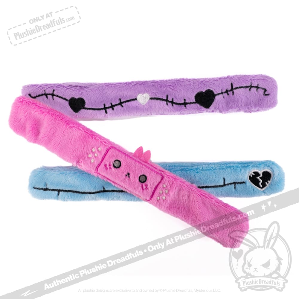 Plush Slap Bracelet Set of 3