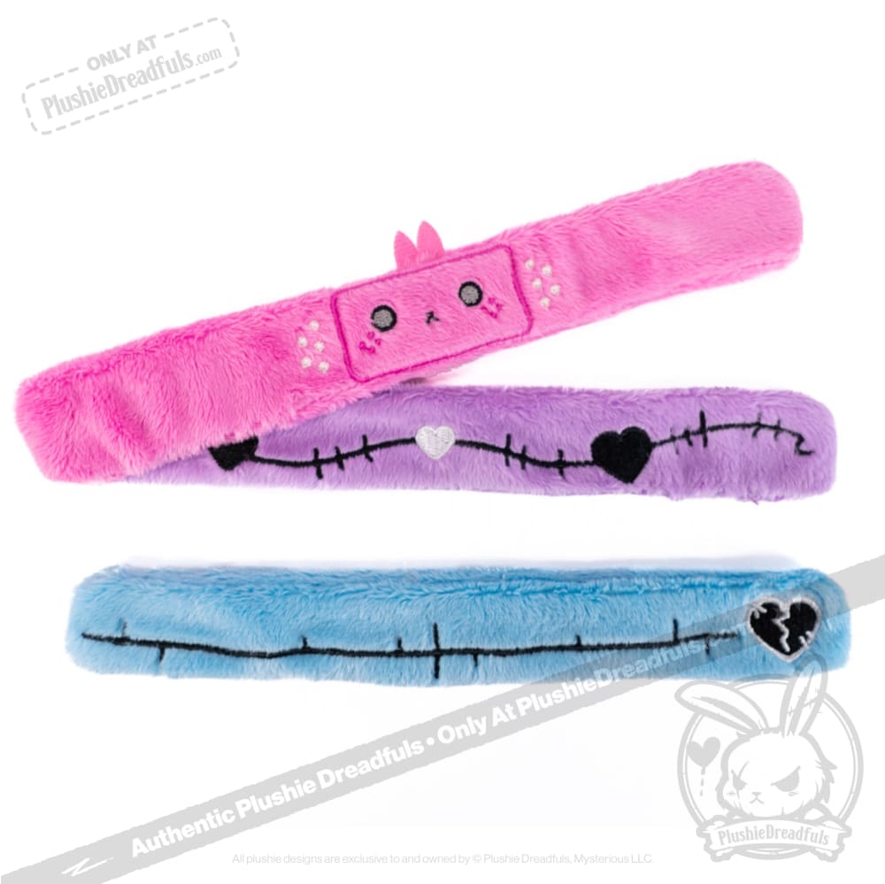 Plush Slap Bracelet Set of 3