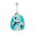 Blue Ice Love Rabbit Plush Keychain Accessory