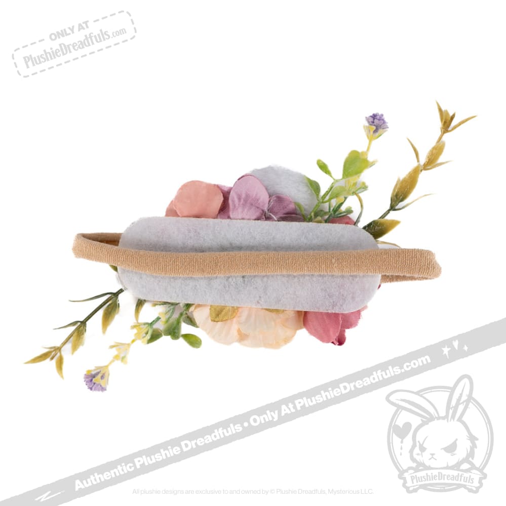 Plushie Notions - Skelly Bun Flower Crown Accessory