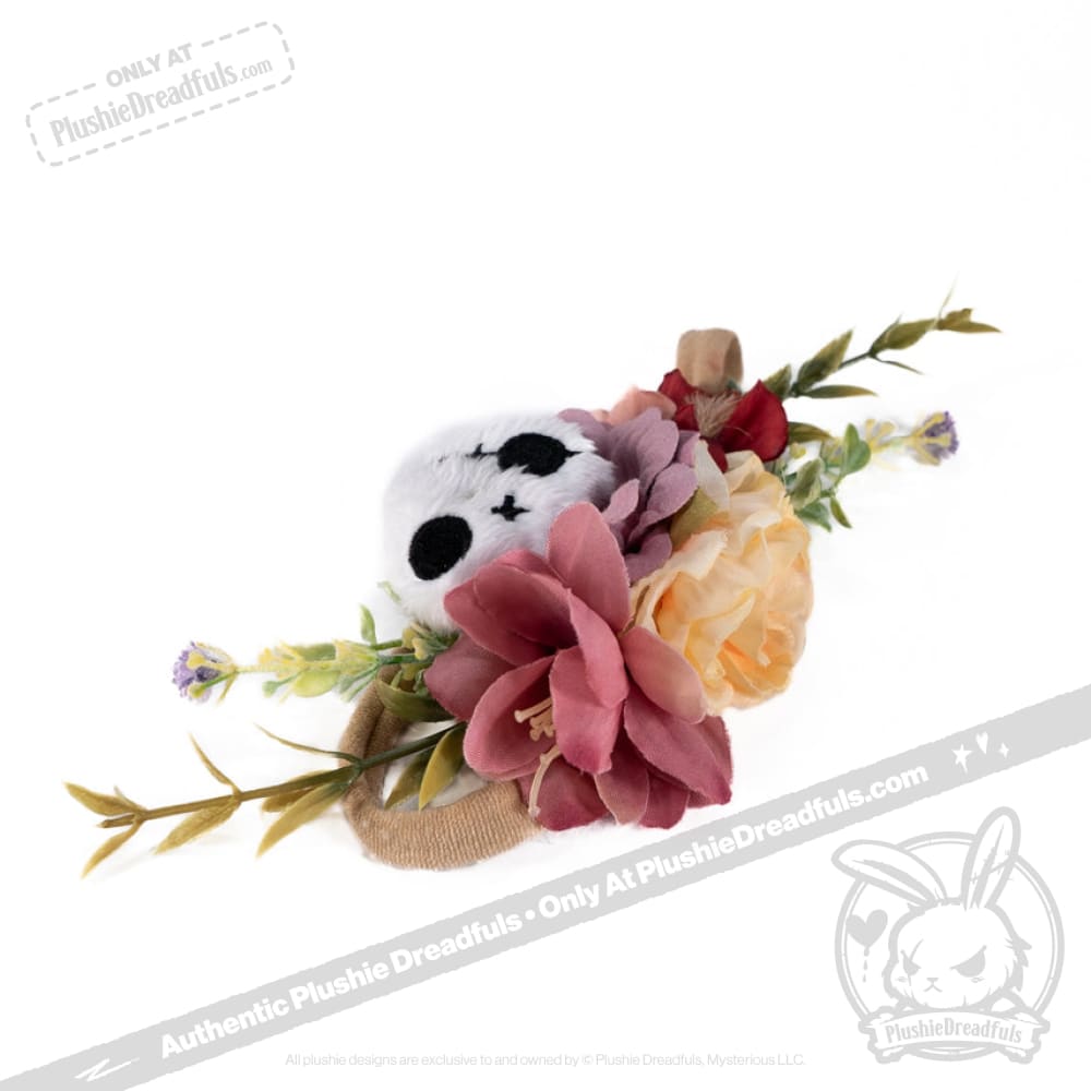 Plushie Notions - Skelly Bun Flower Crown Accessory