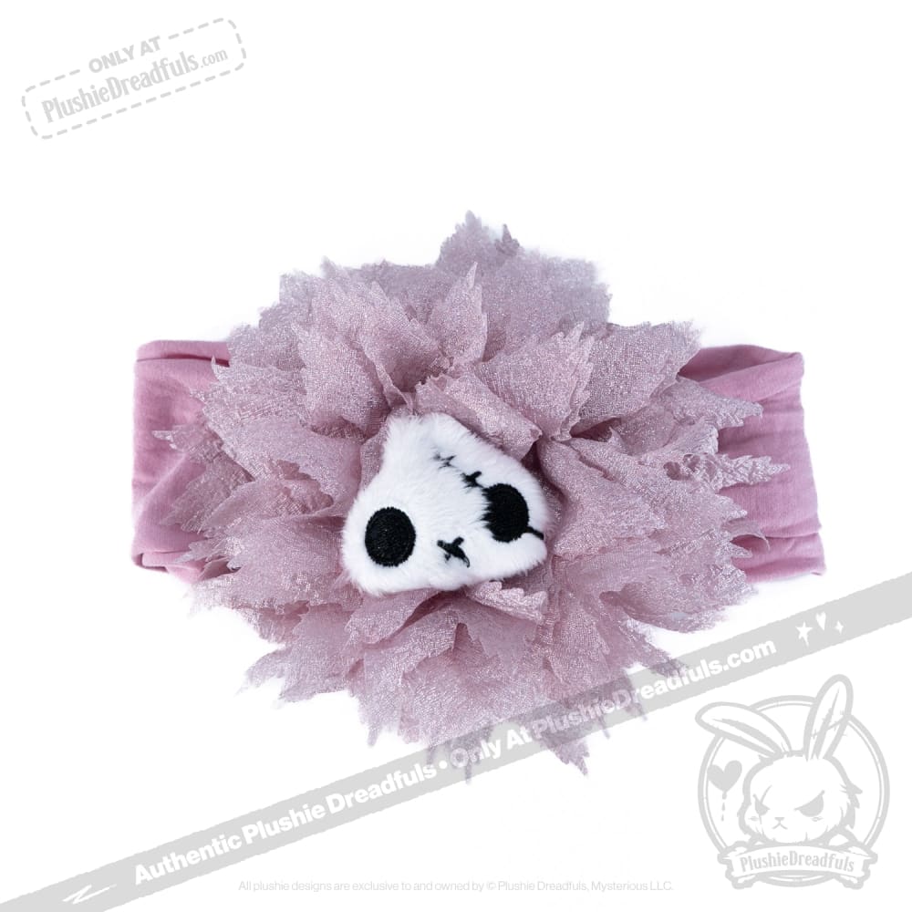 Plushie Notions - Skelly Bun Flower Crown Accessory