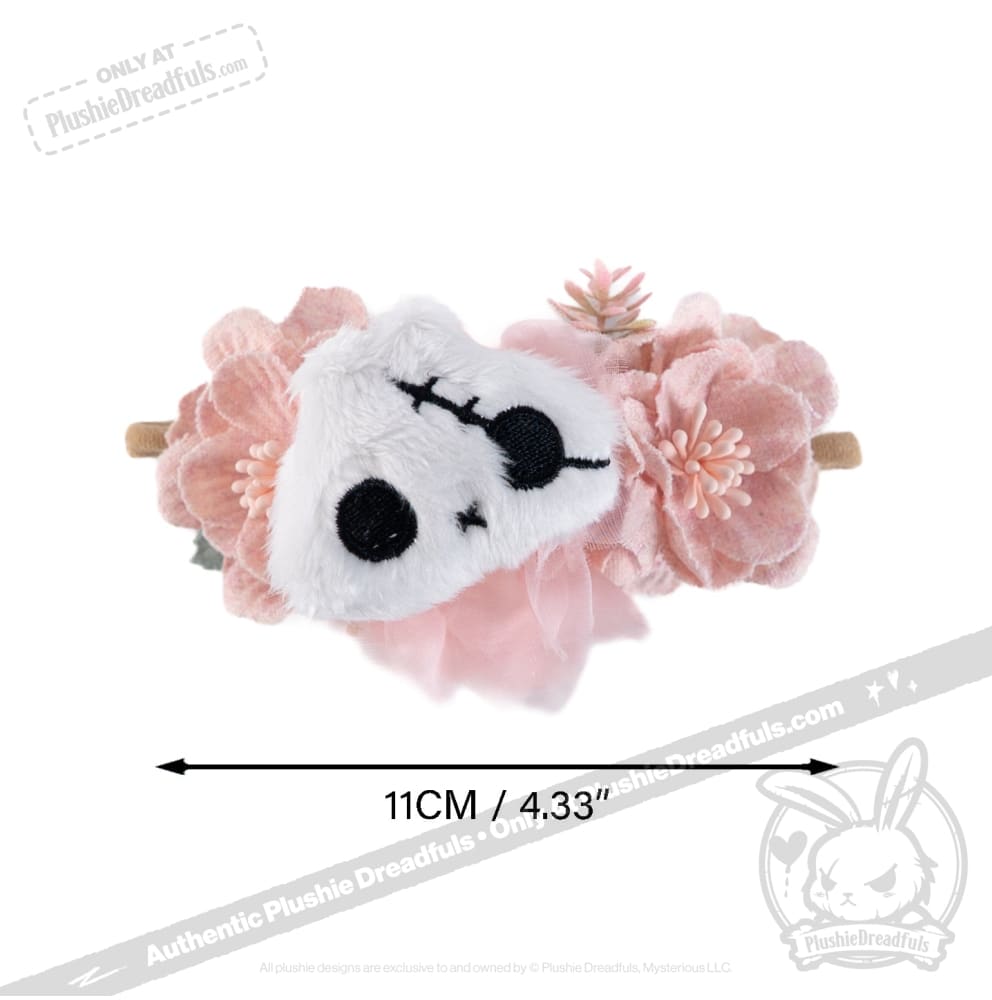 Plushie Notions - Skelly Bun Flower Crown Accessory