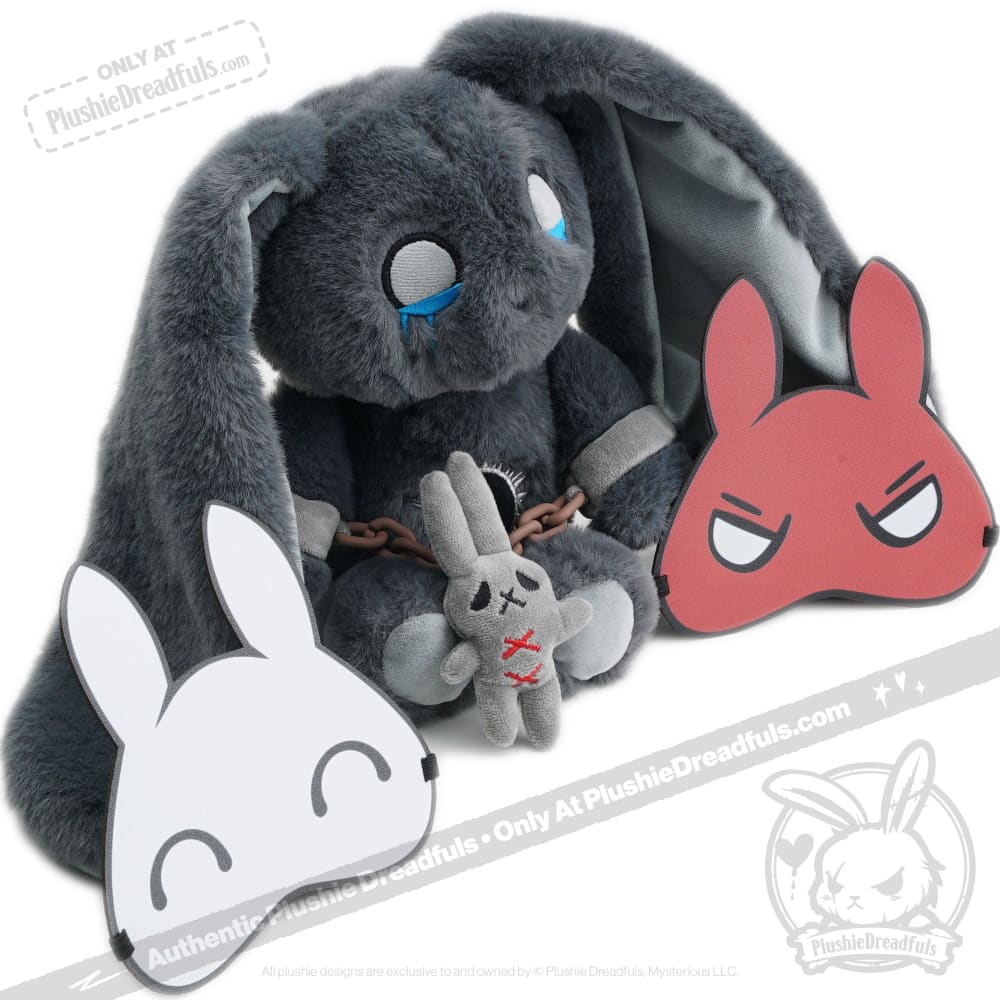 PTSD Bunny - Plush Stuffed Animal