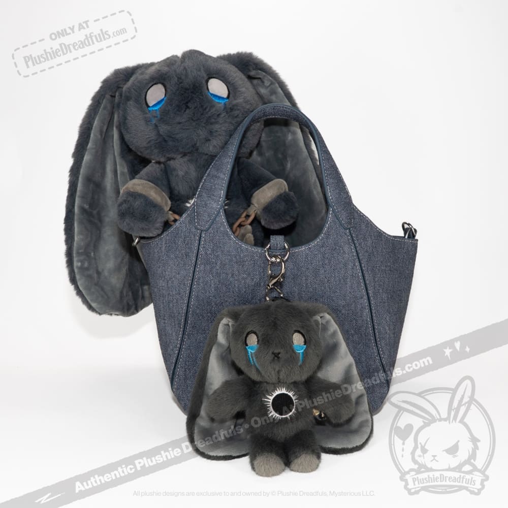 PTSD Rabbit Plush Keychain Accessory
