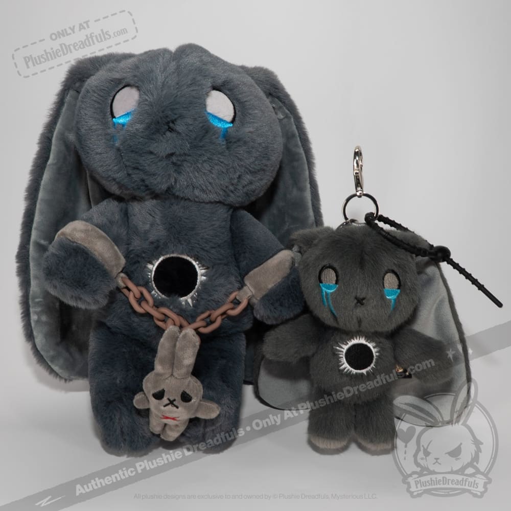 PTSD Rabbit Plush Keychain Accessory