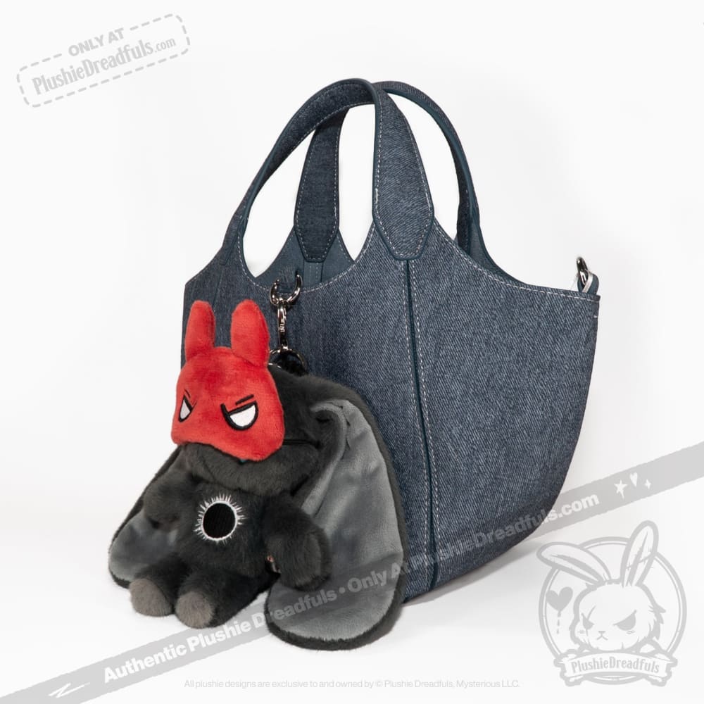 PTSD Rabbit Plush Keychain Accessory