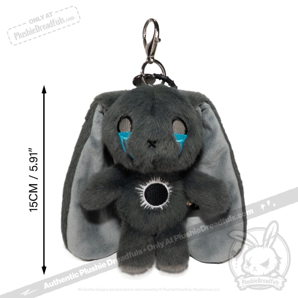 PTSD Rabbit Plush Keychain Accessory