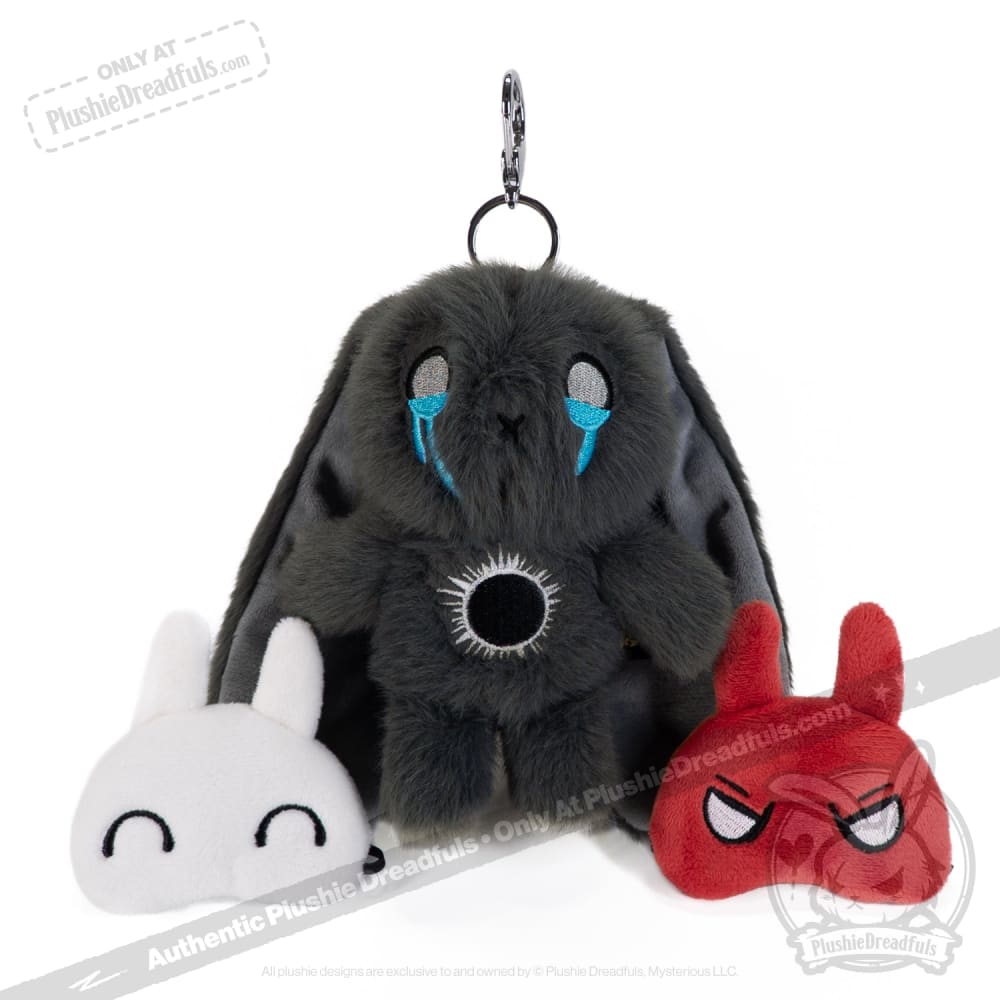 PTSD Rabbit Plush Keychain Accessory