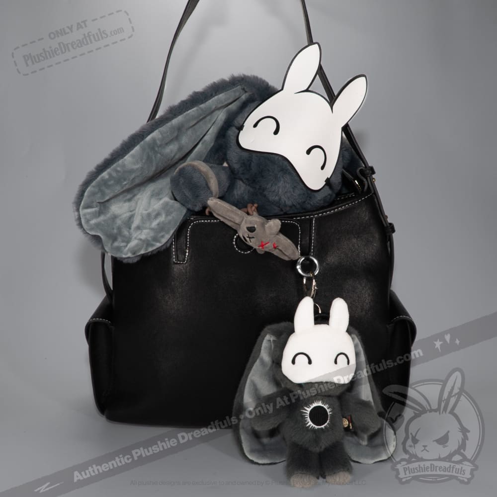 PTSD Rabbit Plush Keychain Accessory