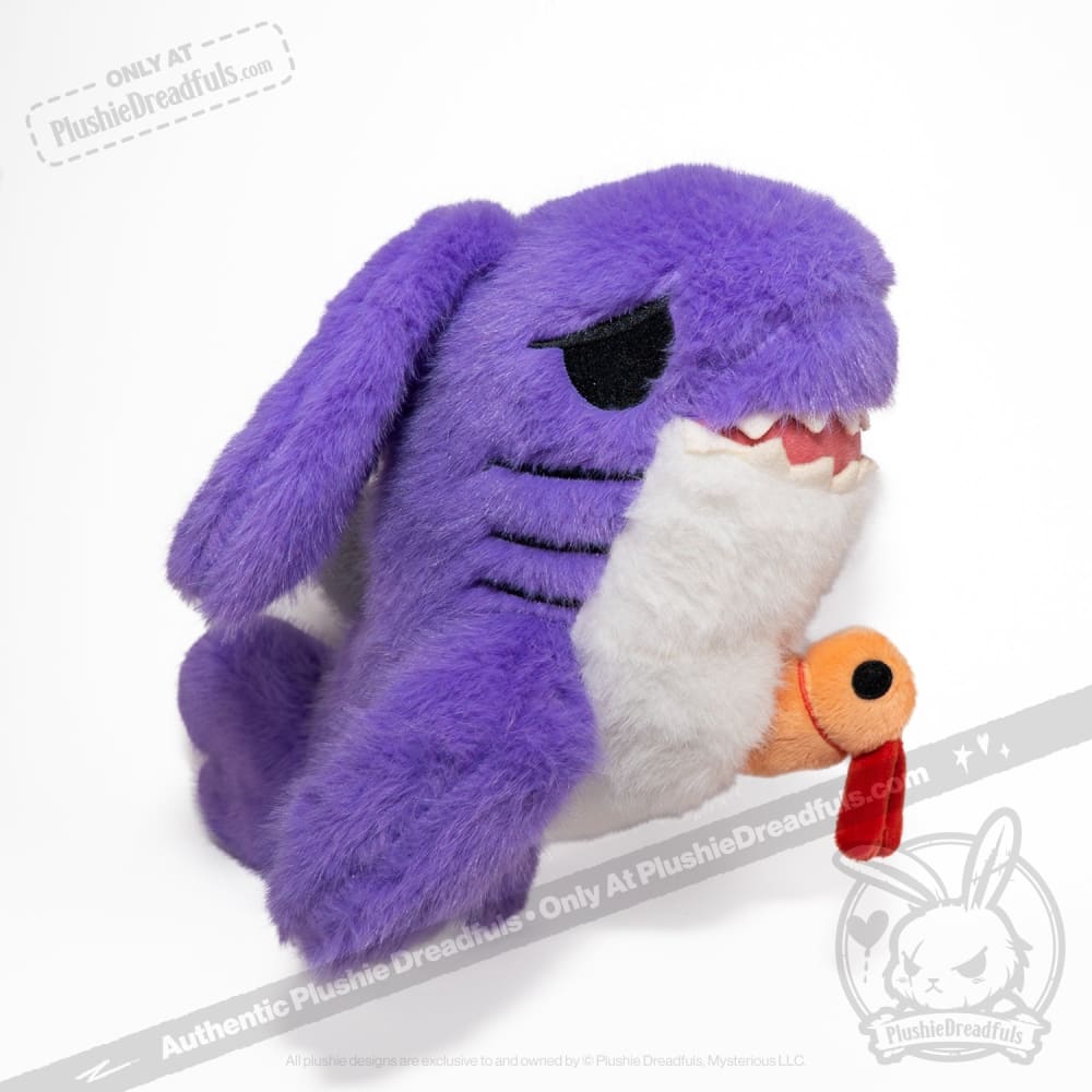 Purple Shrabbit - Plush Stuffed Rabbit Shark Animal