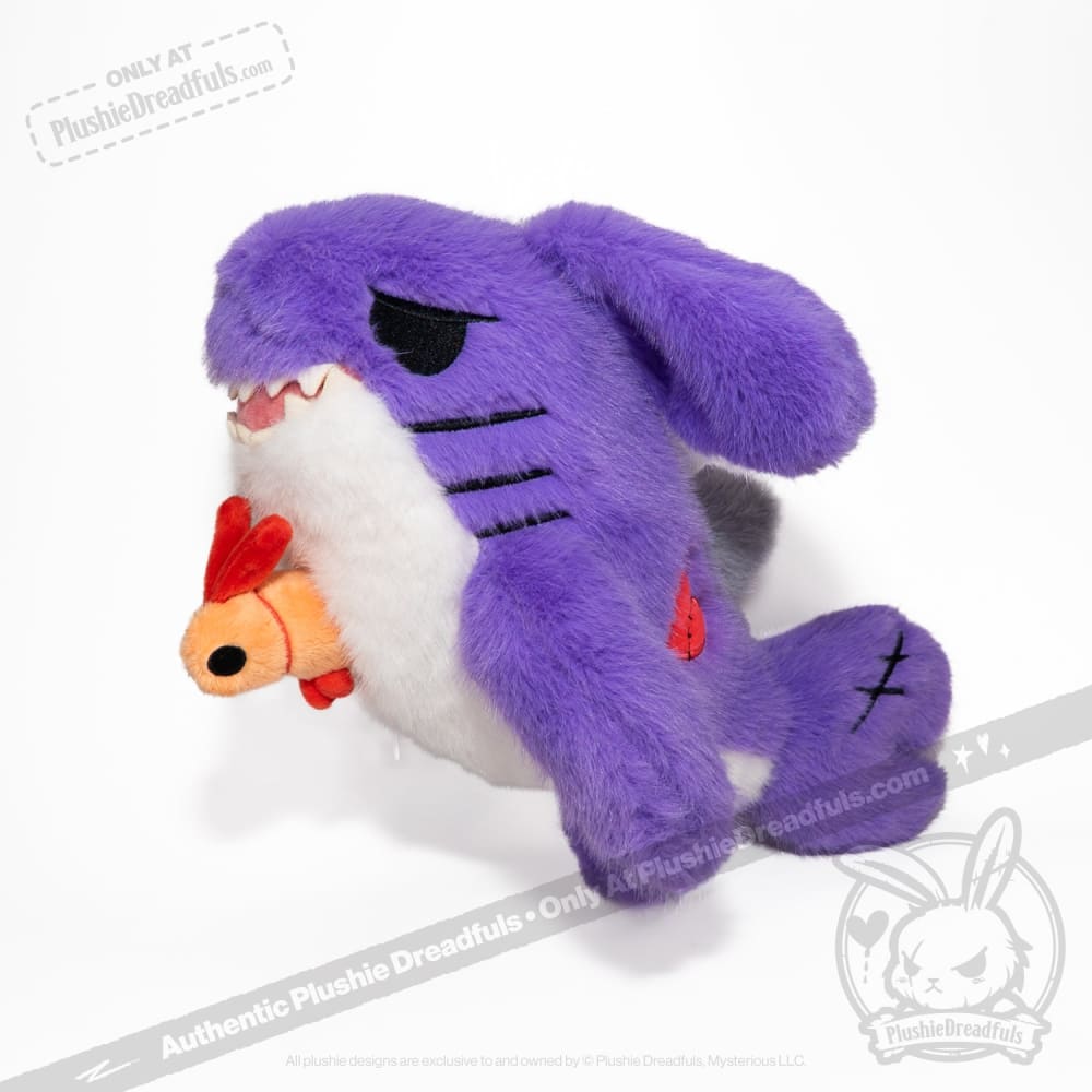 Purple Shrabbit - Plush Stuffed Rabbit Shark Animal