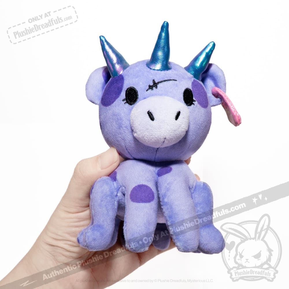 Purple Space Cow - Plush Stuffed Animal