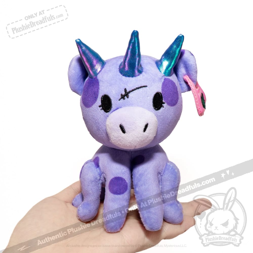 Purple Space Cow - Plush Stuffed Animal