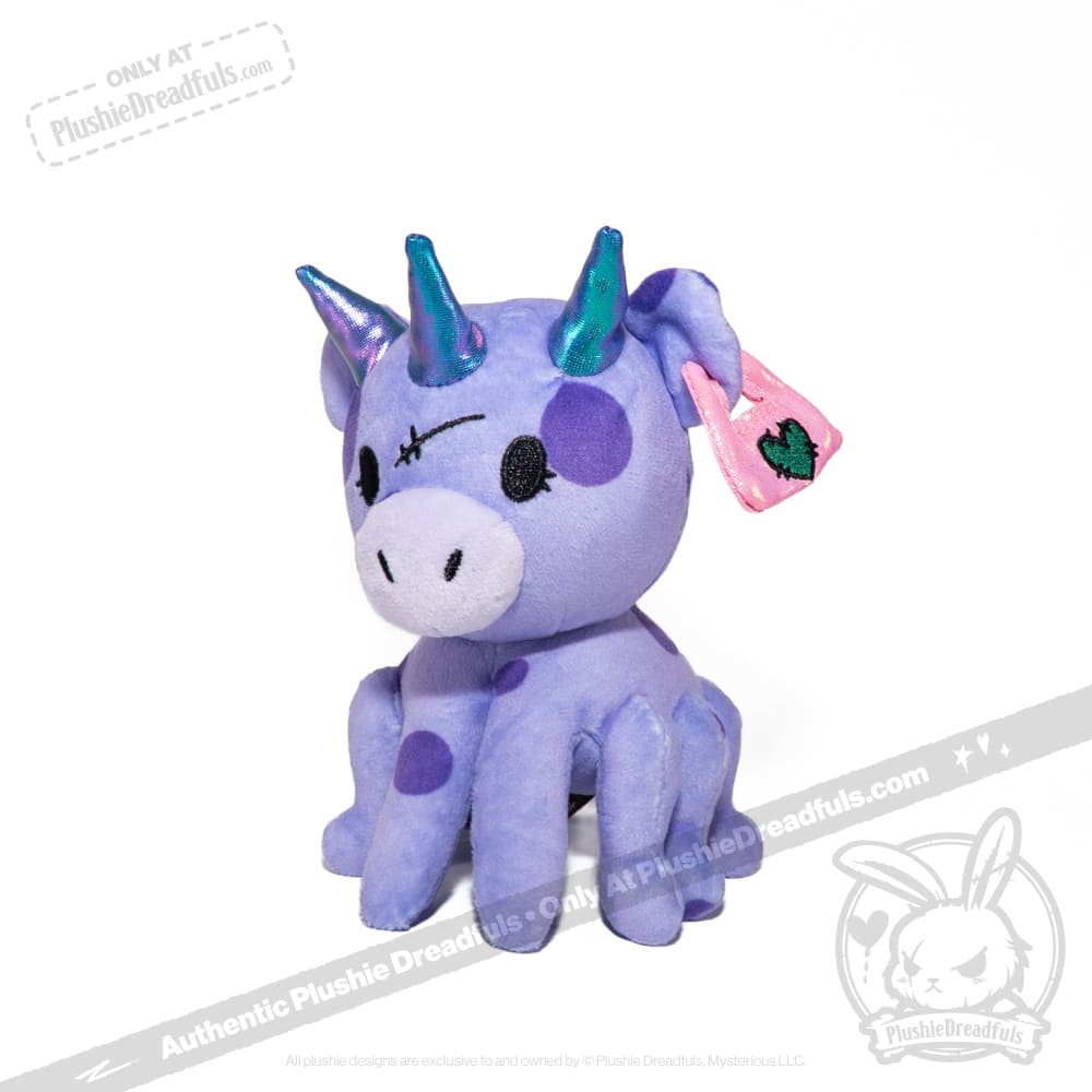 Purple Space Cow - Plush Stuffed Animal