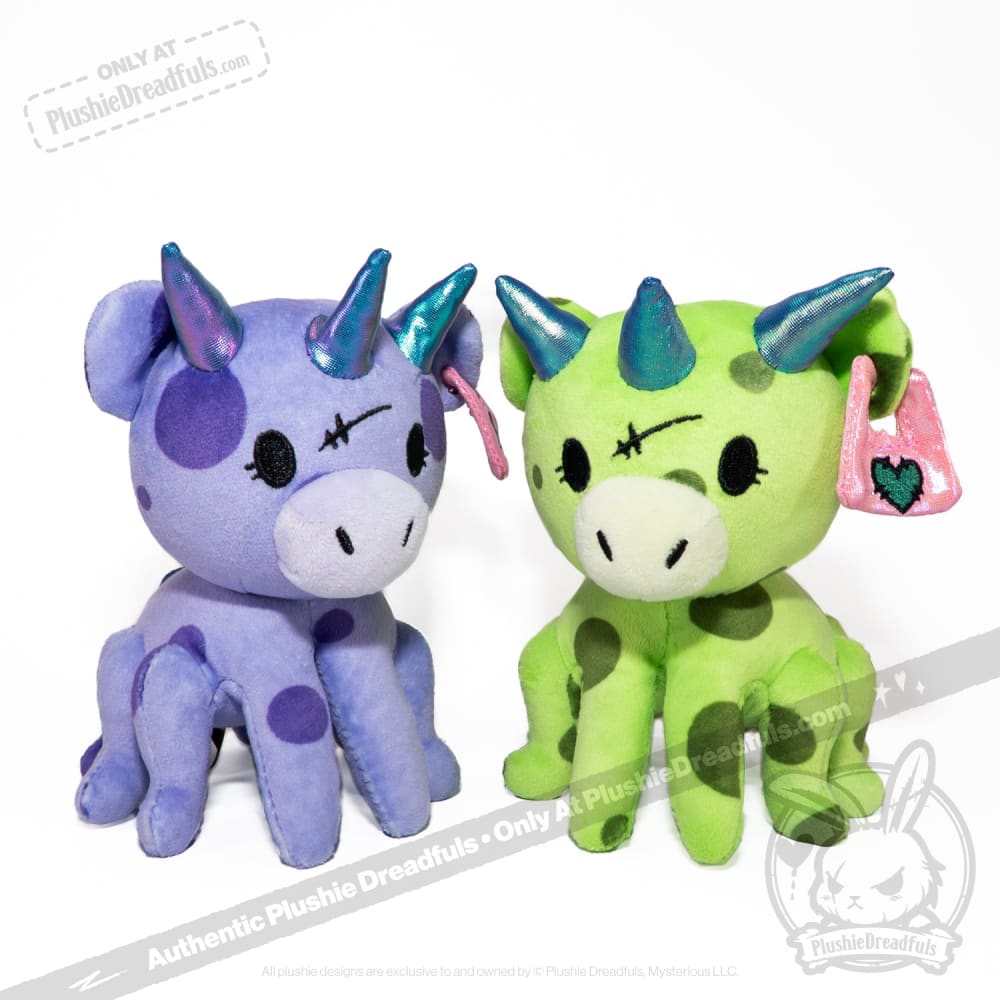 Purple Space Cow - Plush Stuffed Animal