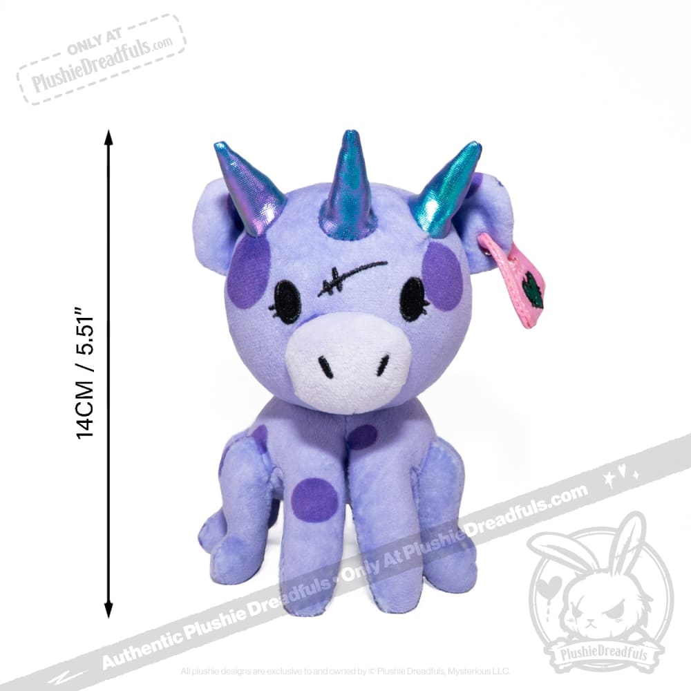 Purple Space Cow - Plush Stuffed Animal