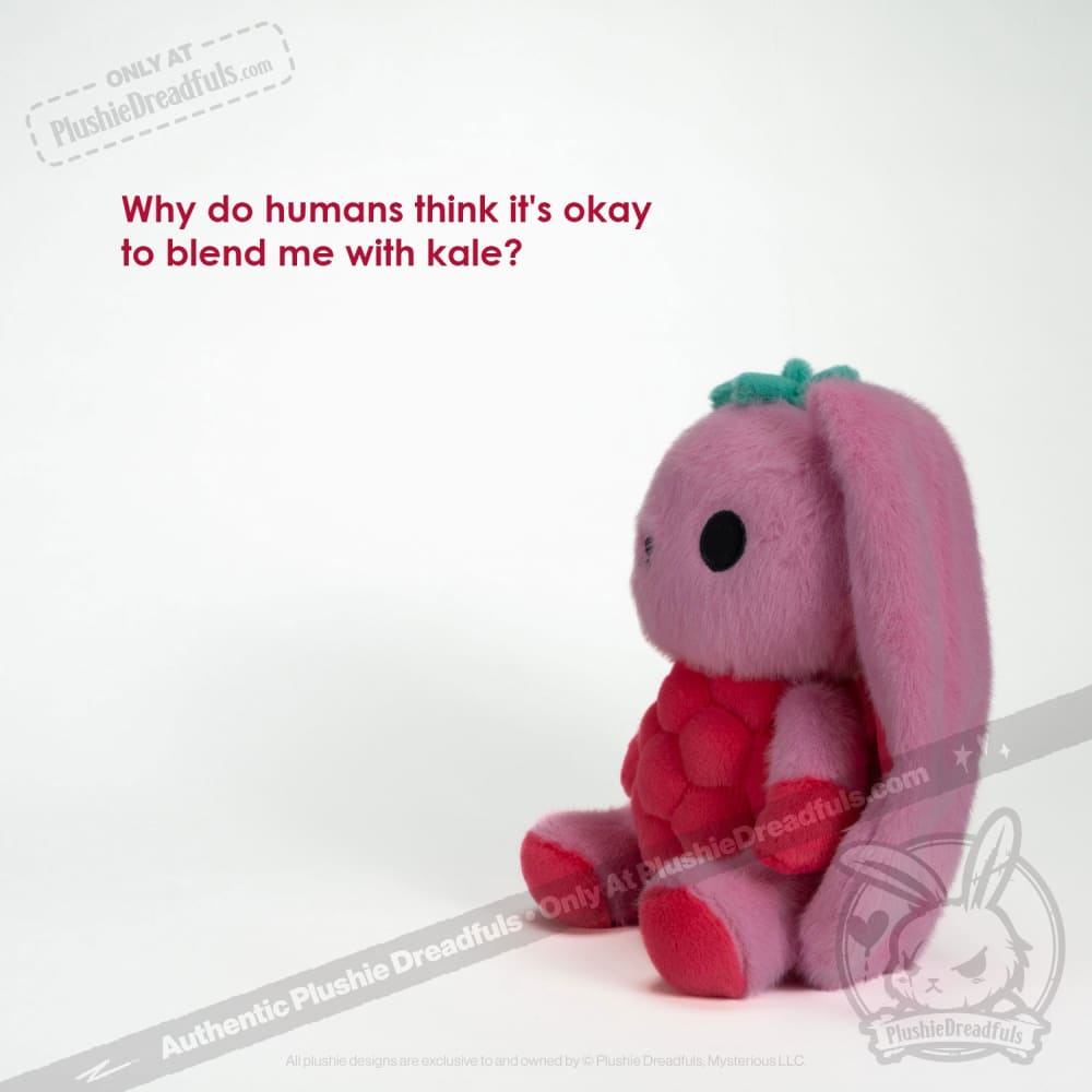 Raspberry Bunny - Plush Stuffed Animal
