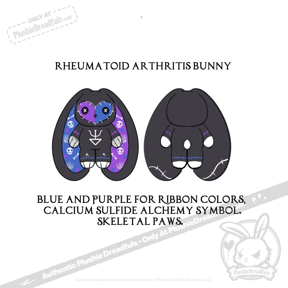 Rheumatoid Arthritis Rabbit - Plush Stuffed Animal