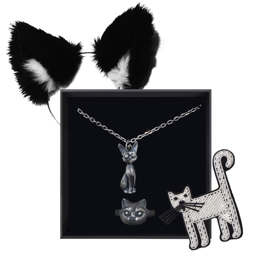 Silver Cat Set