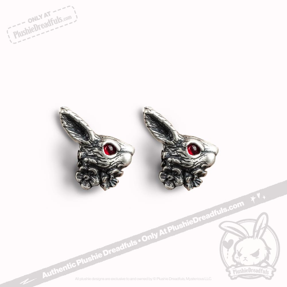 Silver Rabbit Earrings