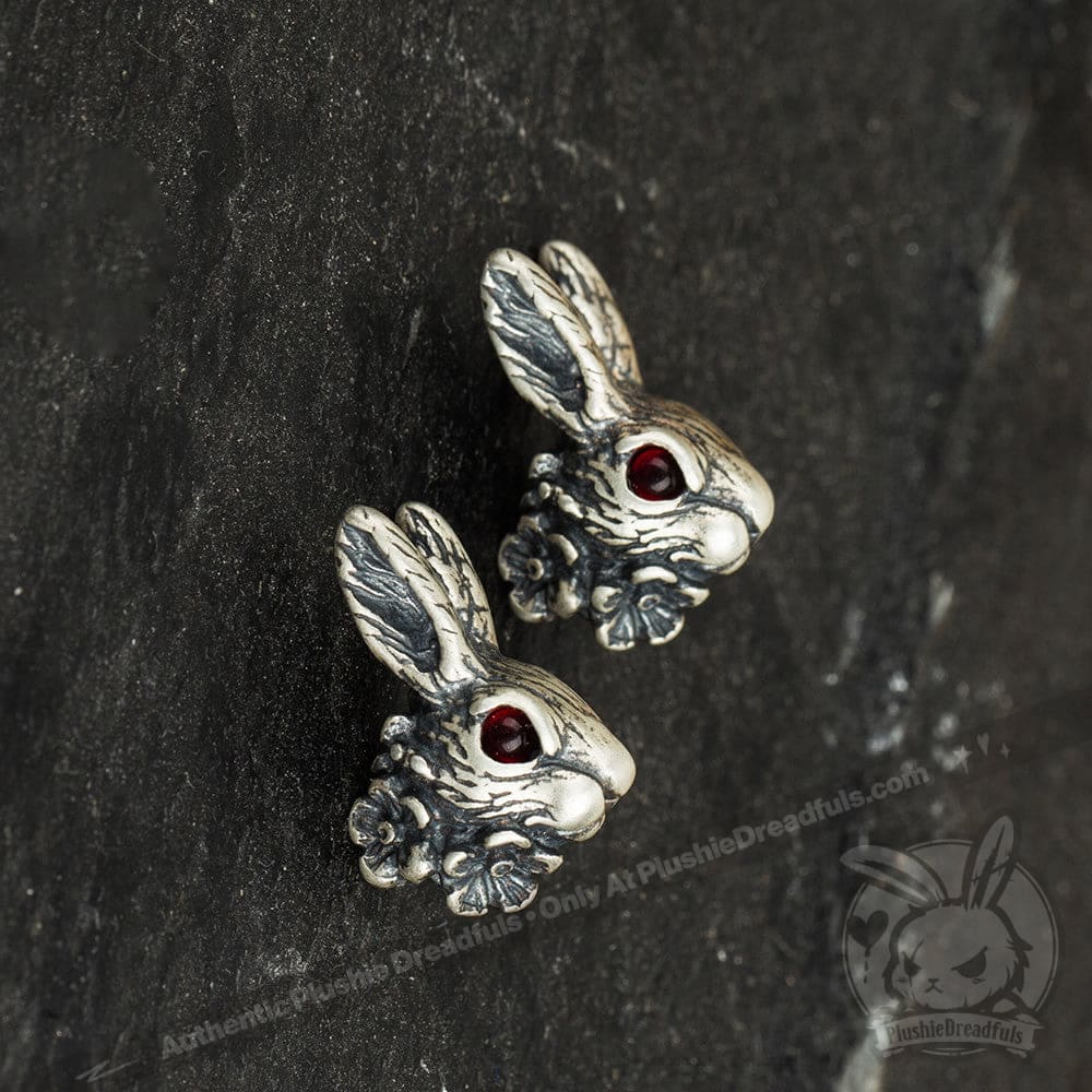 Silver Rabbit Earrings