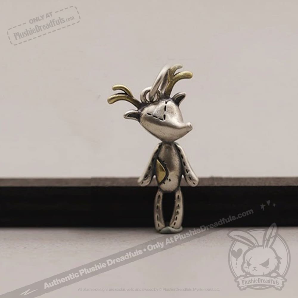 Silver Reindeer Necklace