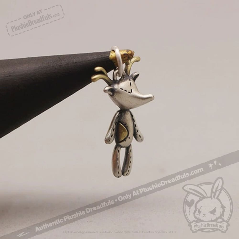 Silver Reindeer Necklace