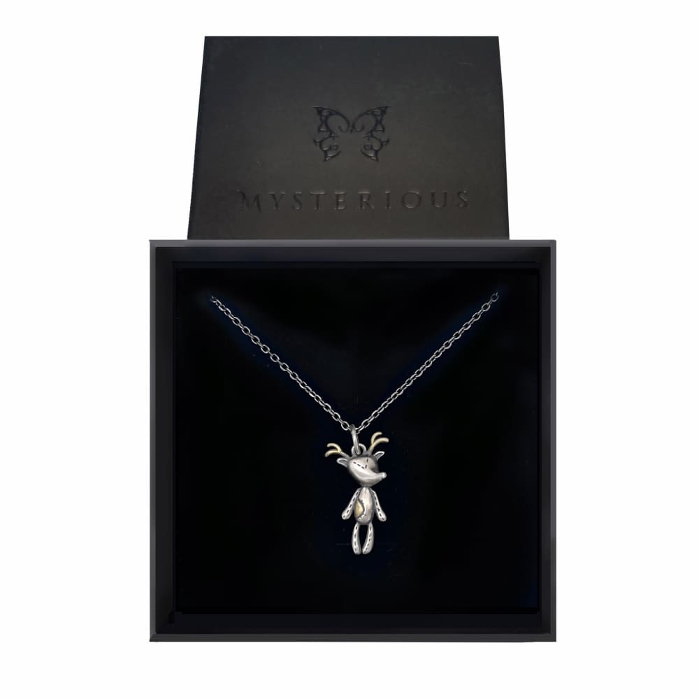 Silver Reindeer Necklace
