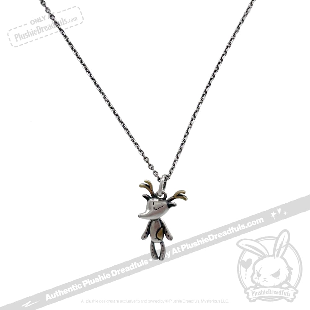 Silver Reindeer Necklace