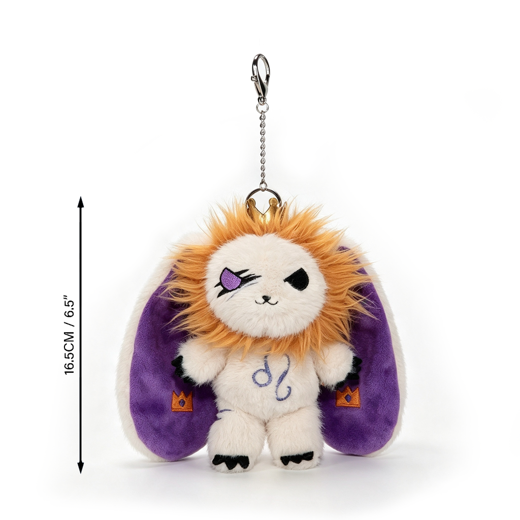 Zodiac Leo Mini Plush Keychain