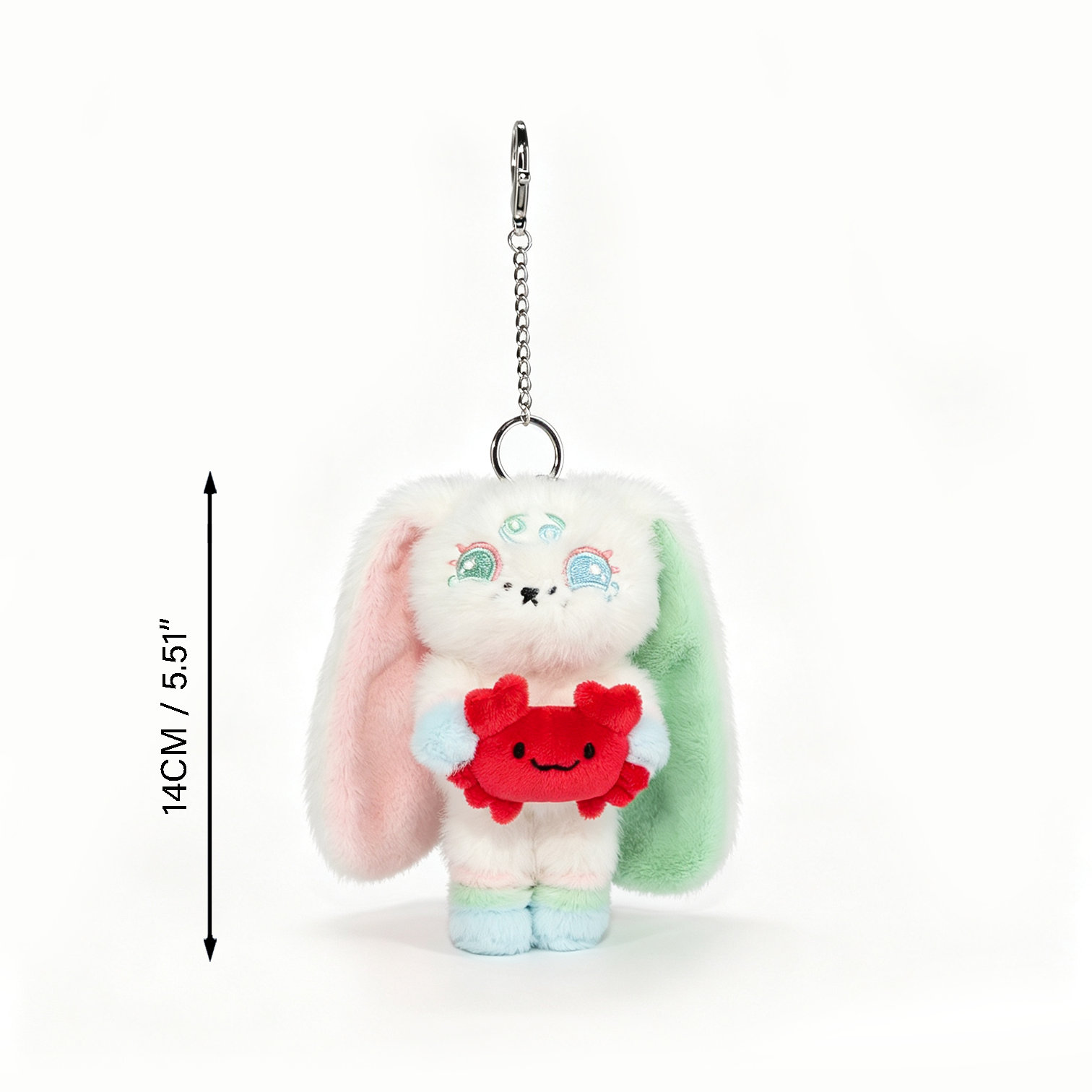 Zodiac Cancer Mini Plush Keychain