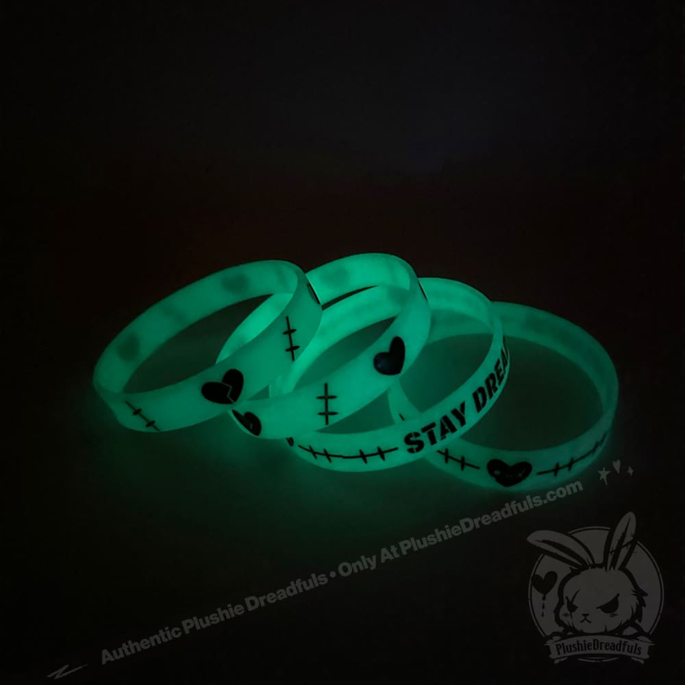 Stay Dreadful Glow in the Dark Bracelet Set