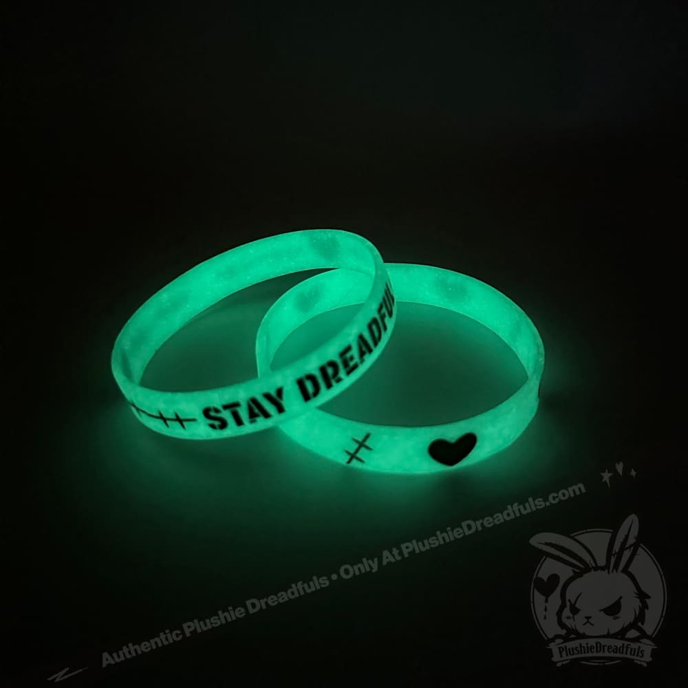 Stay Dreadful Glow in the Dark Bracelet Set