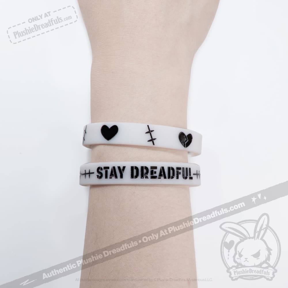 Stay Dreadful Glow in the Dark Bracelet Set
