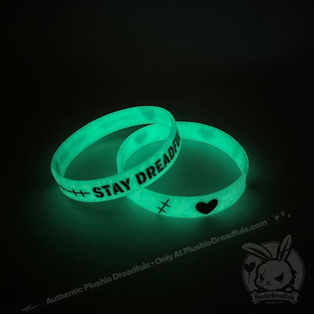 Stay Dreadful Glow in the Dark Bracelet Set