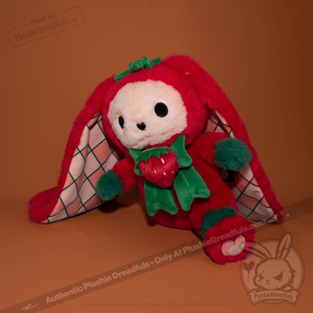 Strawbunny Rabbit - Plush Stuffed Animal