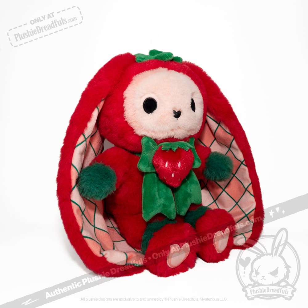 Strawbunny Rabbit - Plush Stuffed Animal