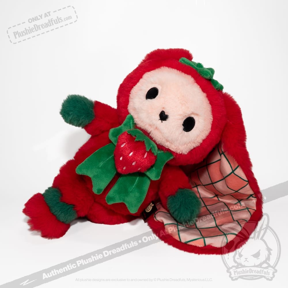 Strawbunny Rabbit - Plush Stuffed Animal