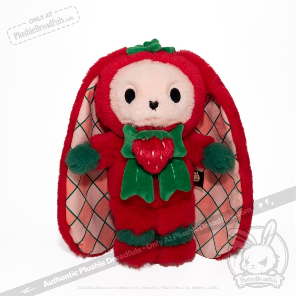Strawbunny Rabbit - Plush Stuffed Animal