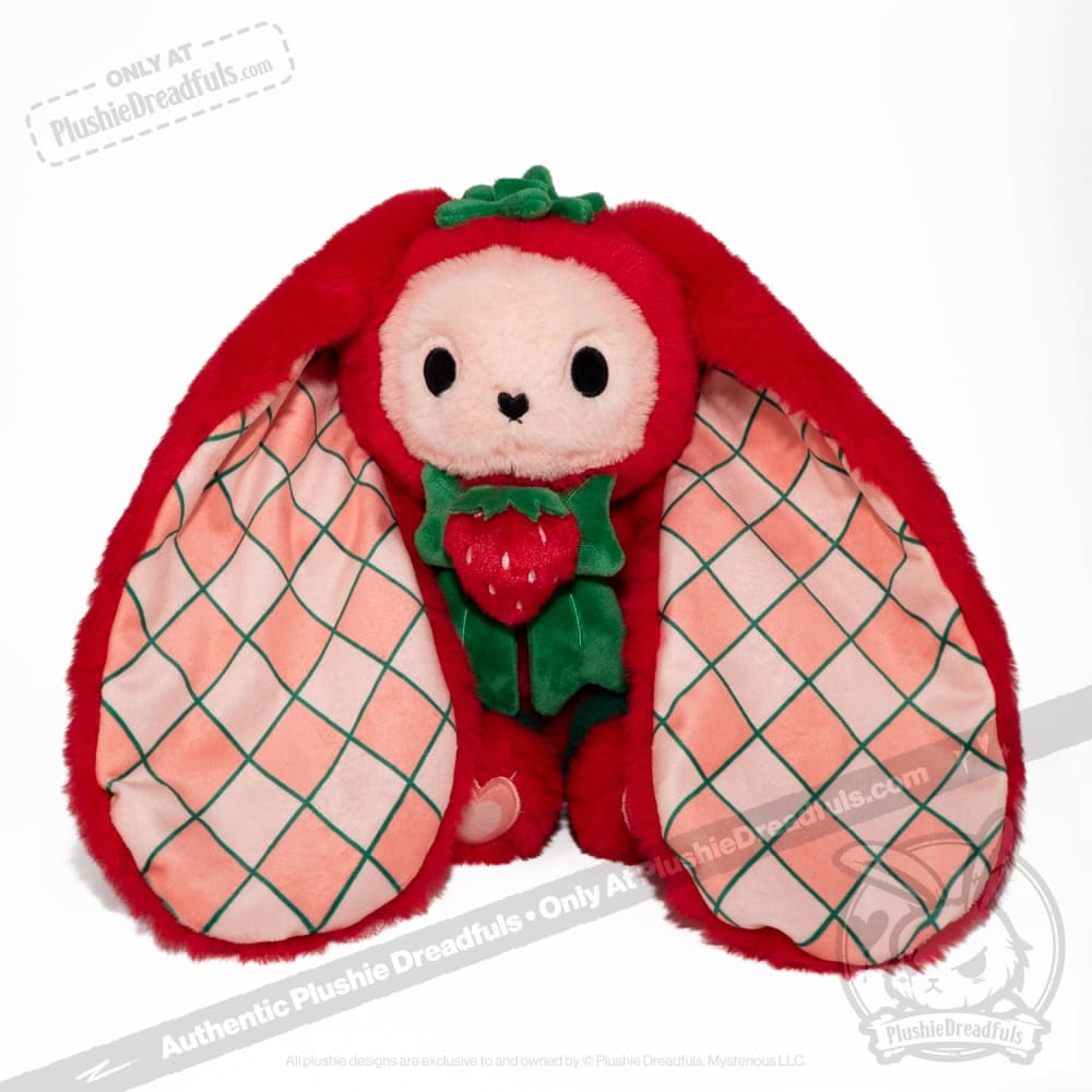 Strawbunny Rabbit - Plush Stuffed Animal