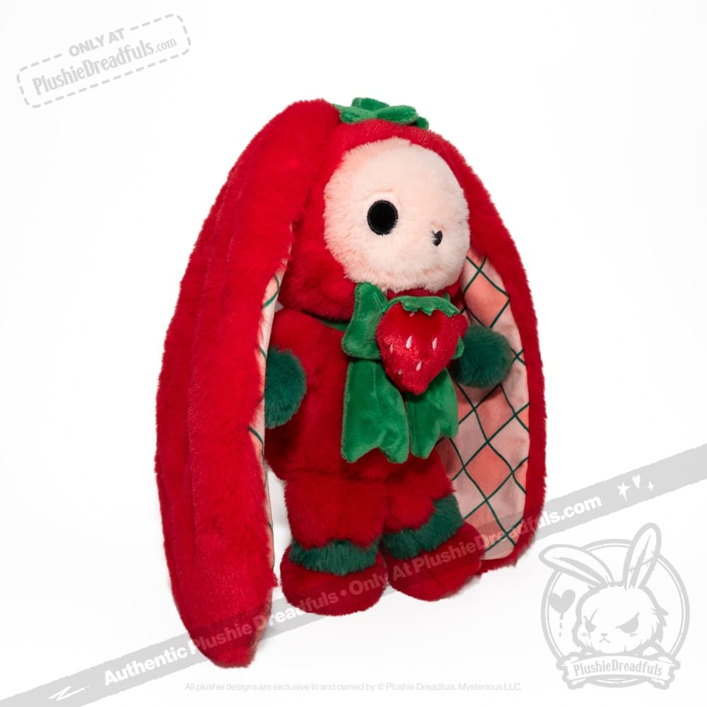 Strawbunny Rabbit - Plush Stuffed Animal