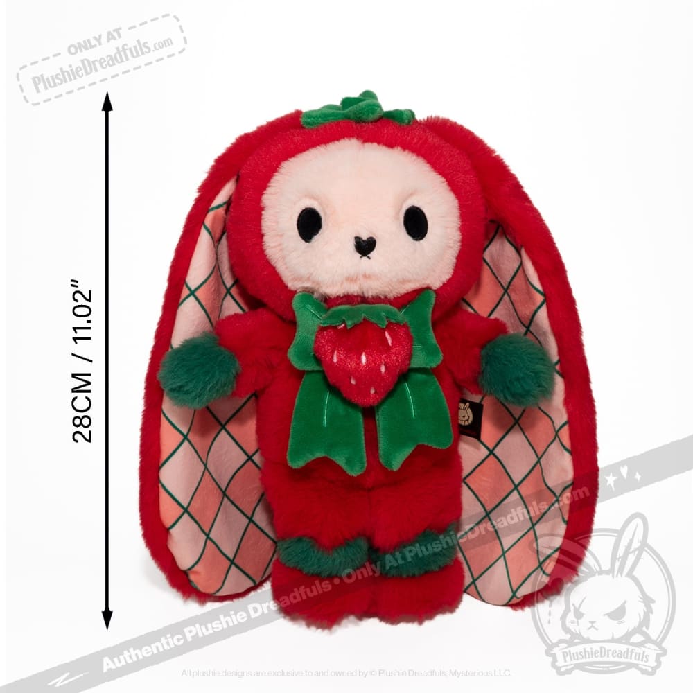 Strawbunny Rabbit - Plush Stuffed Animal