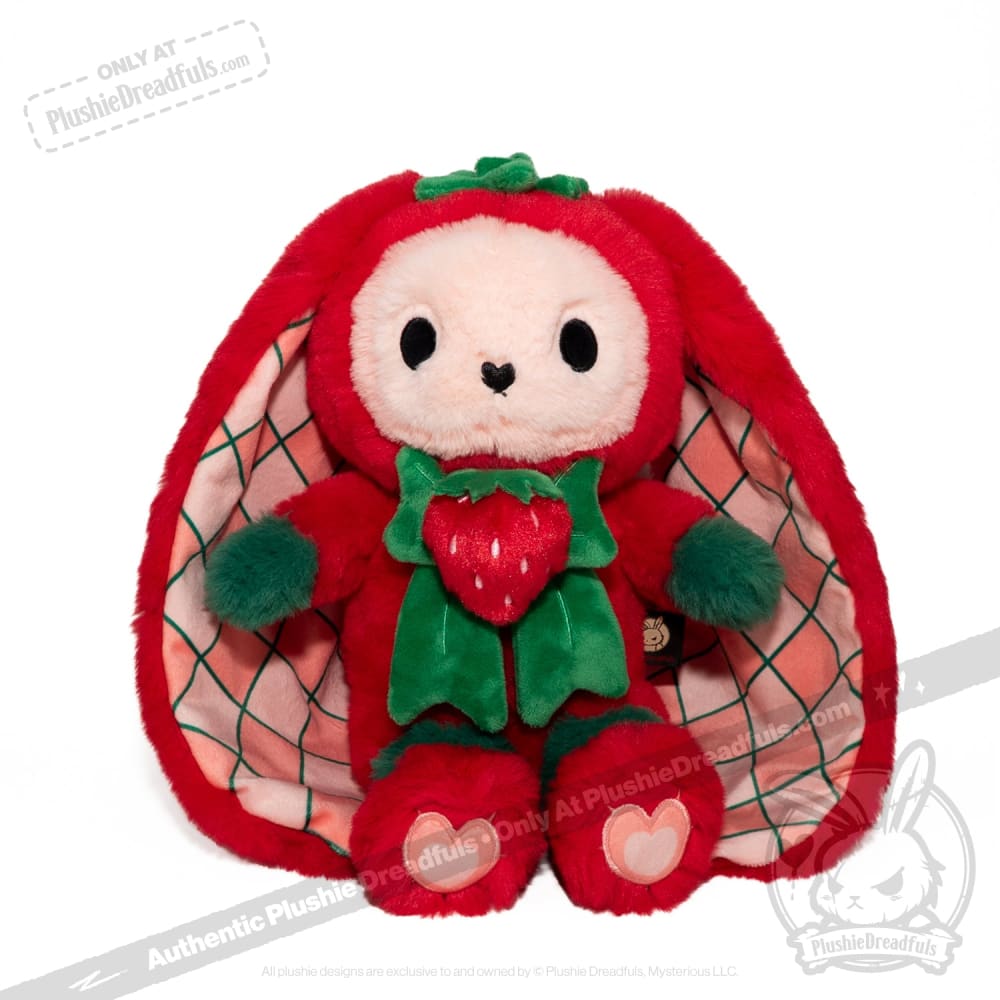 Strawbunny Rabbit - Plush Stuffed Animal