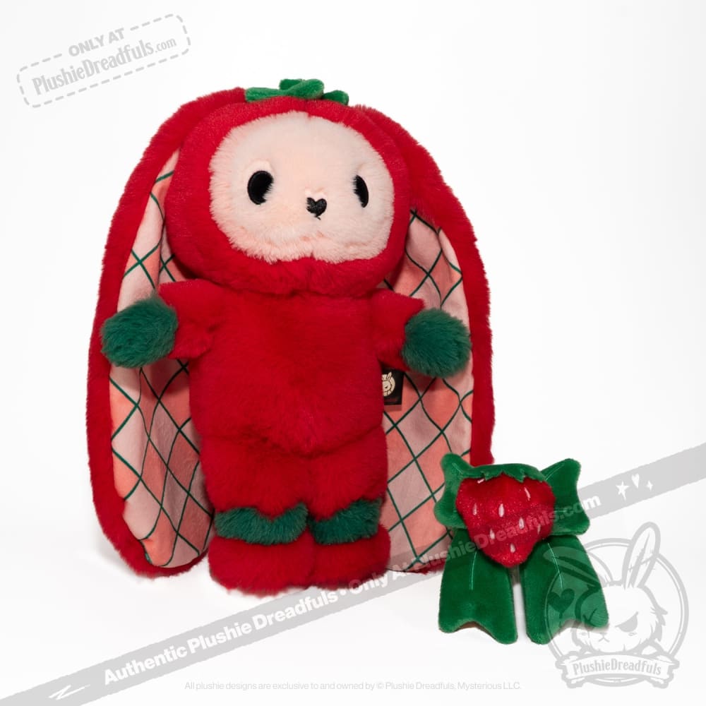 Strawbunny Rabbit - Plush Stuffed Animal