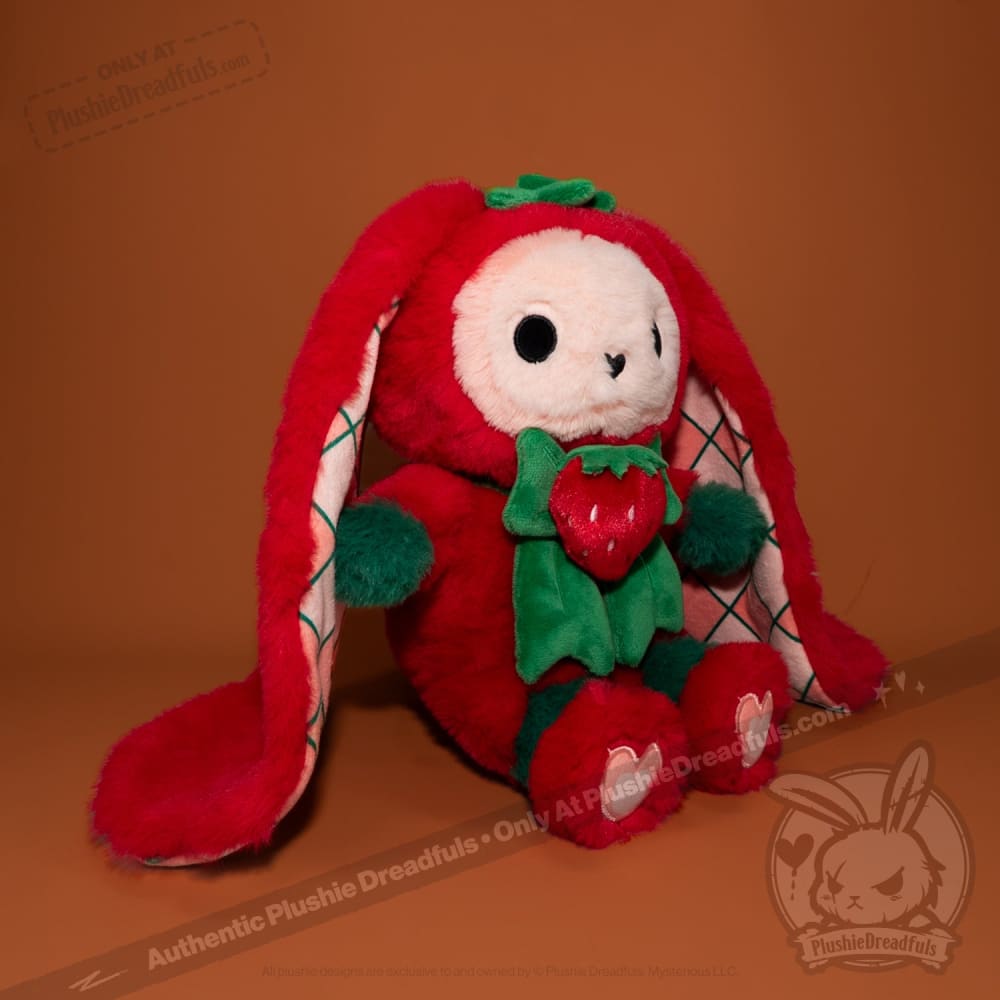 Strawbunny Rabbit - Plush Stuffed Animal