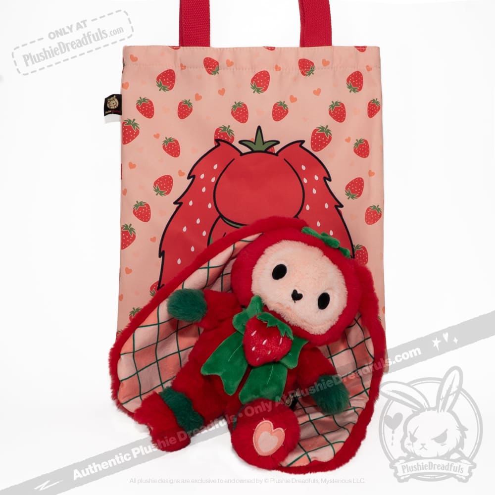 Strawbunny Rabbit - Plush Stuffed Animal