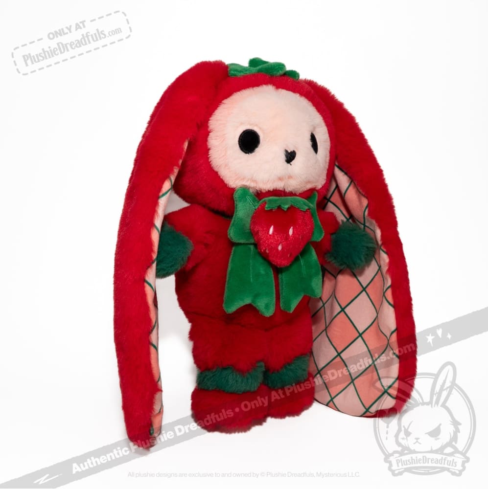 Strawbunny Rabbit - Plush Stuffed Animal